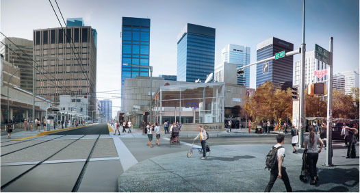 pedestrian-friendly zones