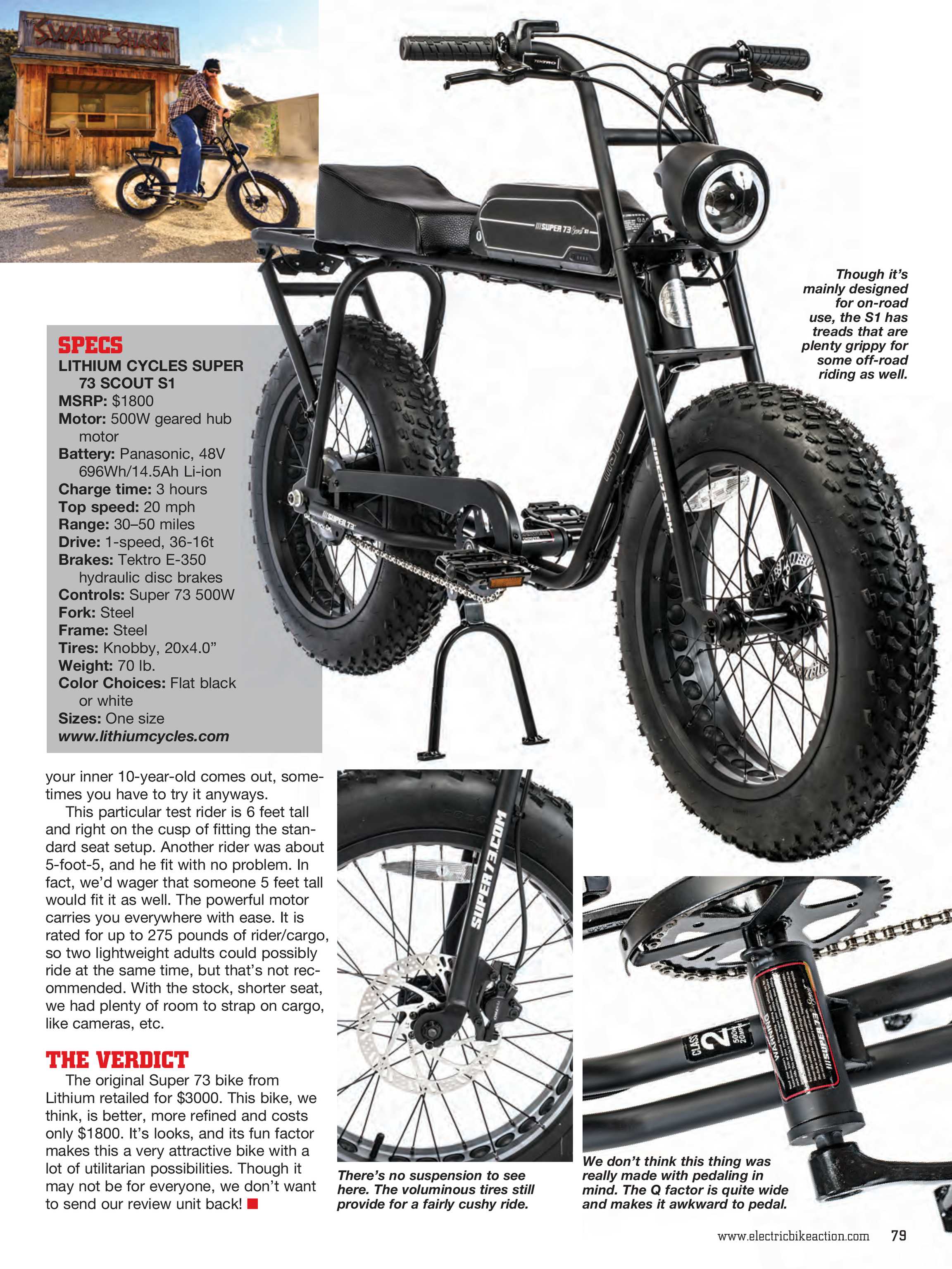 super 73 electric bike top speed