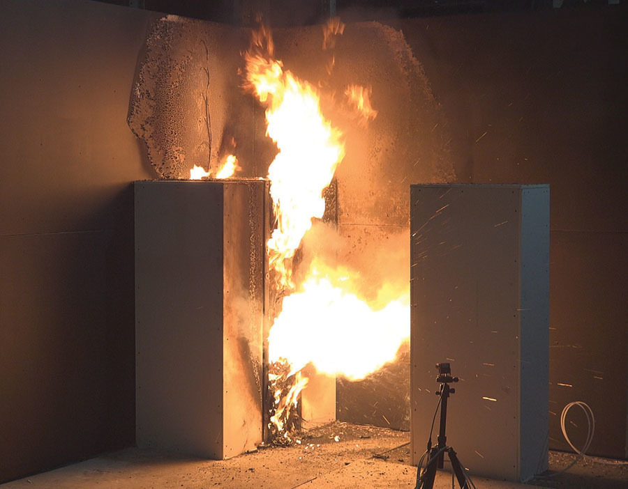 Demonstration of a Full-Scale Fire Test