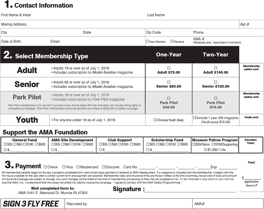 ama model aircraft