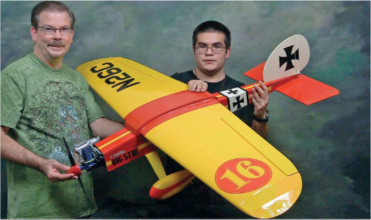 hog bipe rc plane