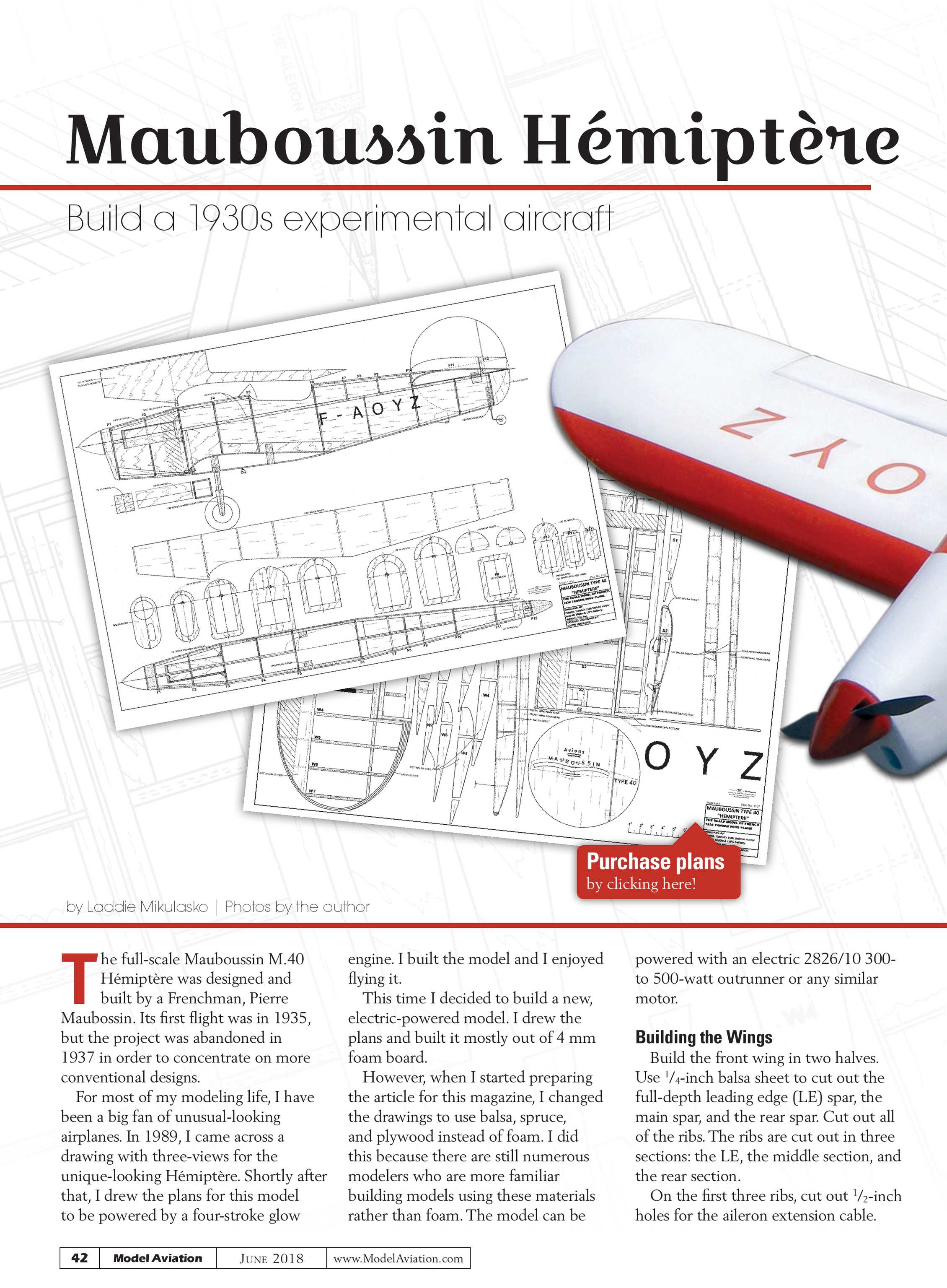 model aviation june 2018