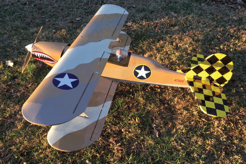 hog bipe rc plane