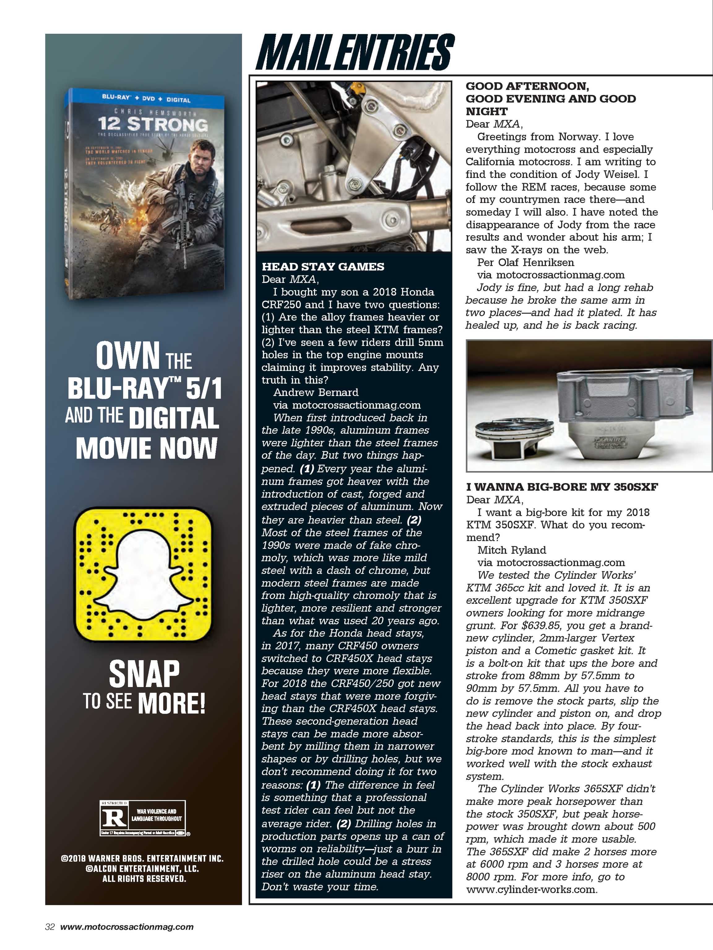 motocross action magazine may