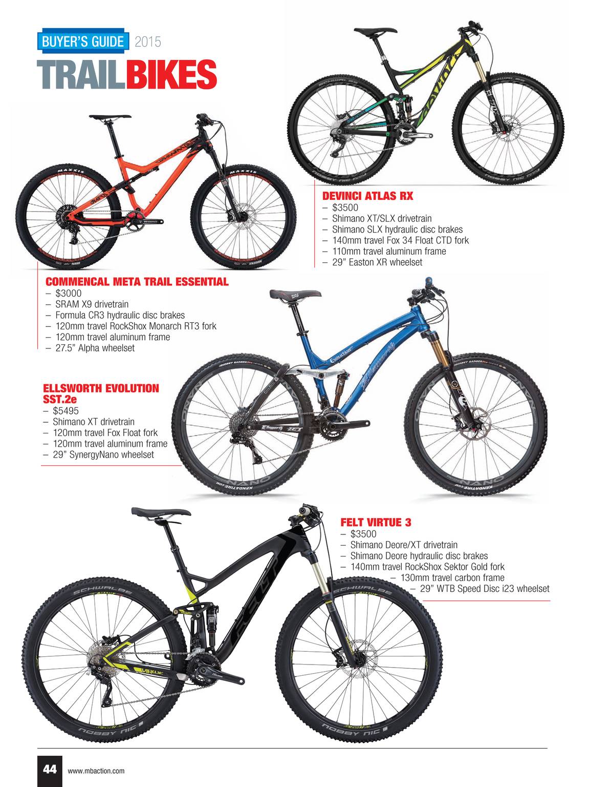 devinci atlas rx mountain bike