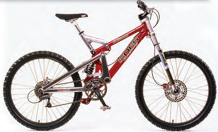 the foes dh slammer was one of the hottest bikes