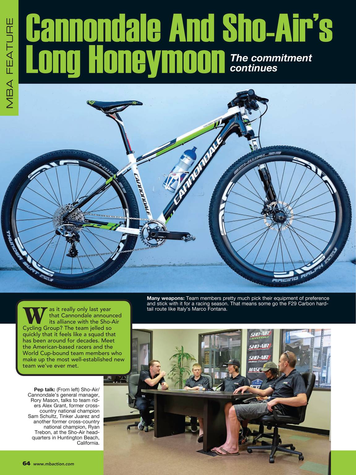 cannondale f29 carbon team 2014