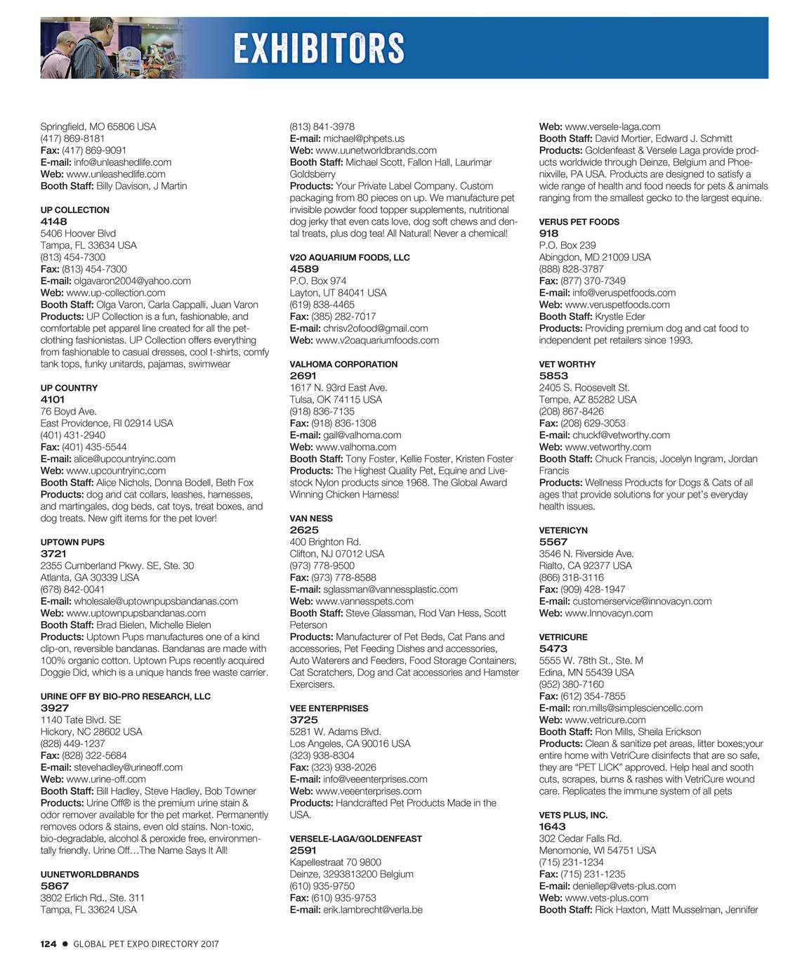 Pet Business Global Pet Expo Show Directory 2017 Page 125