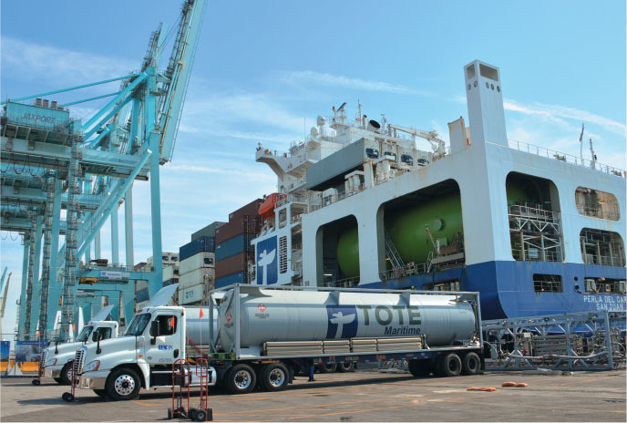 teu lng powered containerships out of jaxports blount island marine terminal