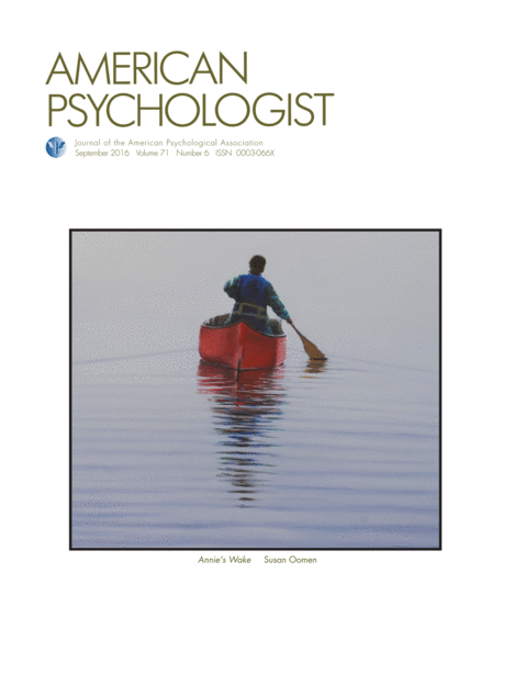 American Psychologist Cover
