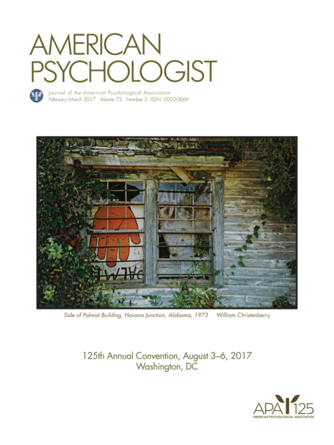 American Psychologist - Cover