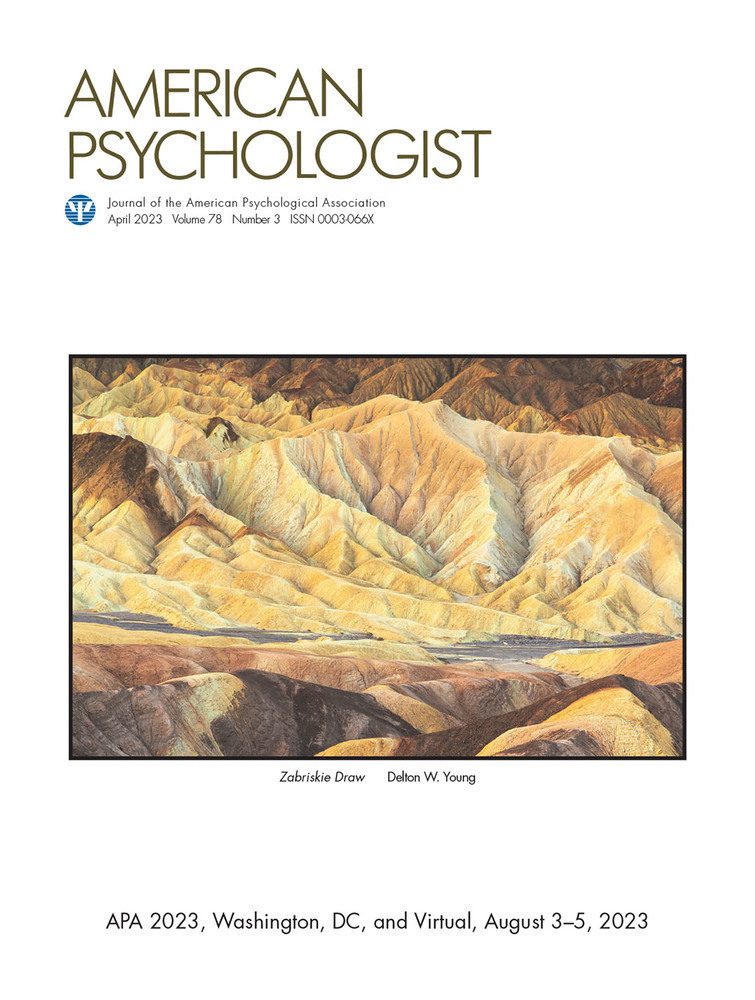 American Psychologist - Cover