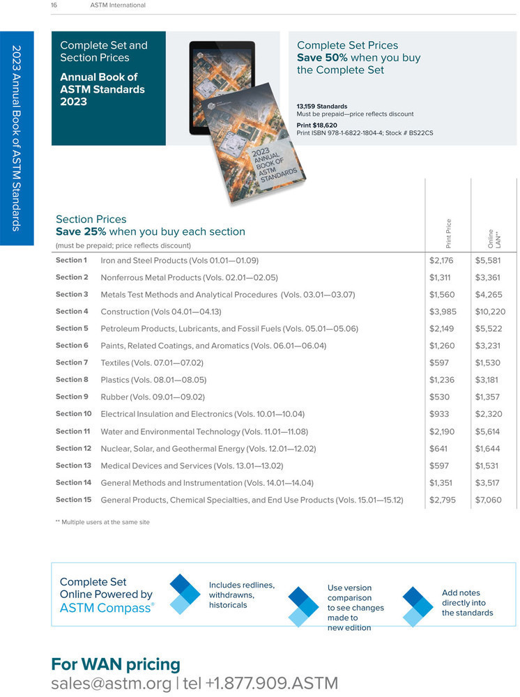 ASTM Catalogs 2023 Products Catalog ASTM Standards Online