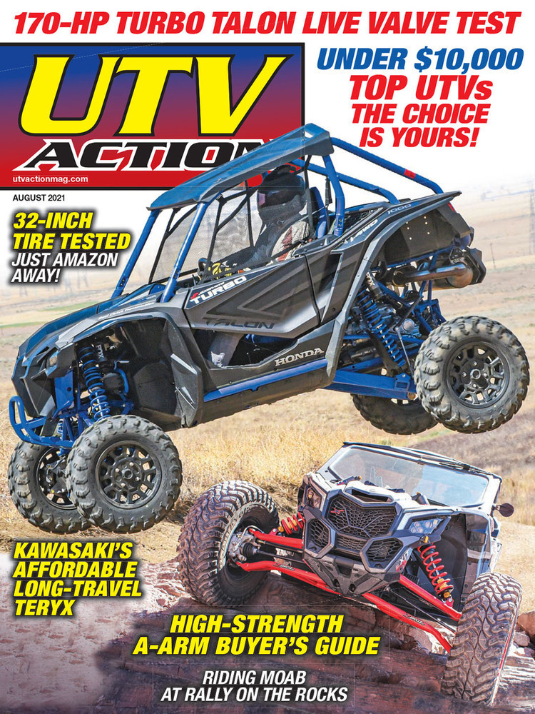 UTV Action Magazine - August 2021 - Cover