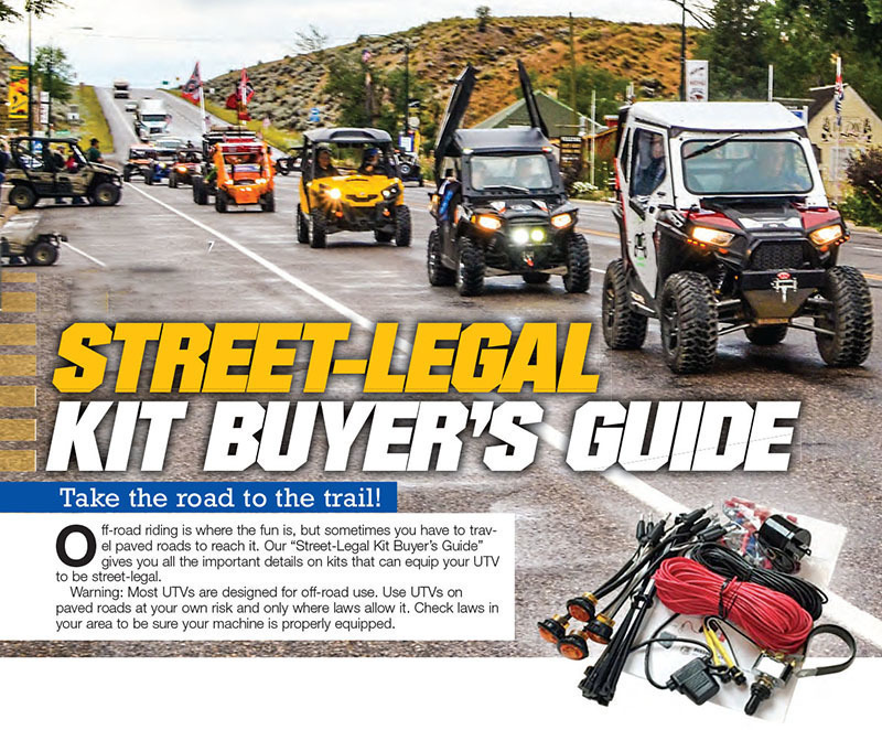 August, 2018 - Street-Legal Kit Buyer's Guide - UTV Action Magazine