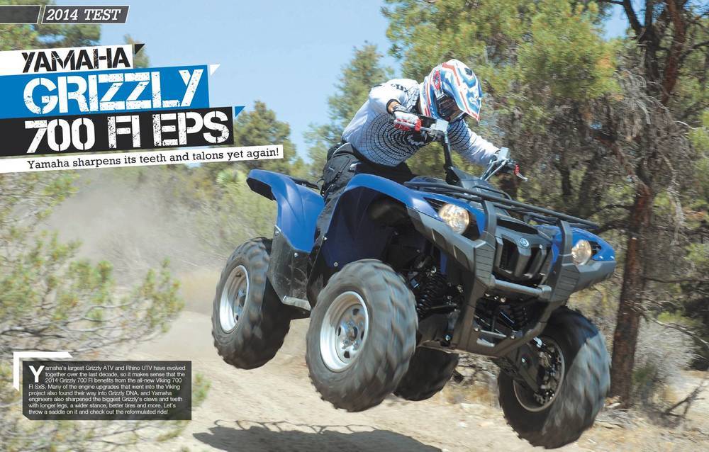 ATV/UTV Action Magazine - November 2013 - YAMAHA GRIZZLY 700