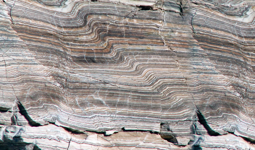 Image of folded rocks