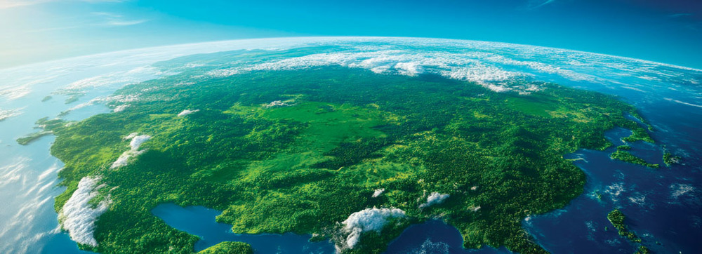  aerial impage of earth