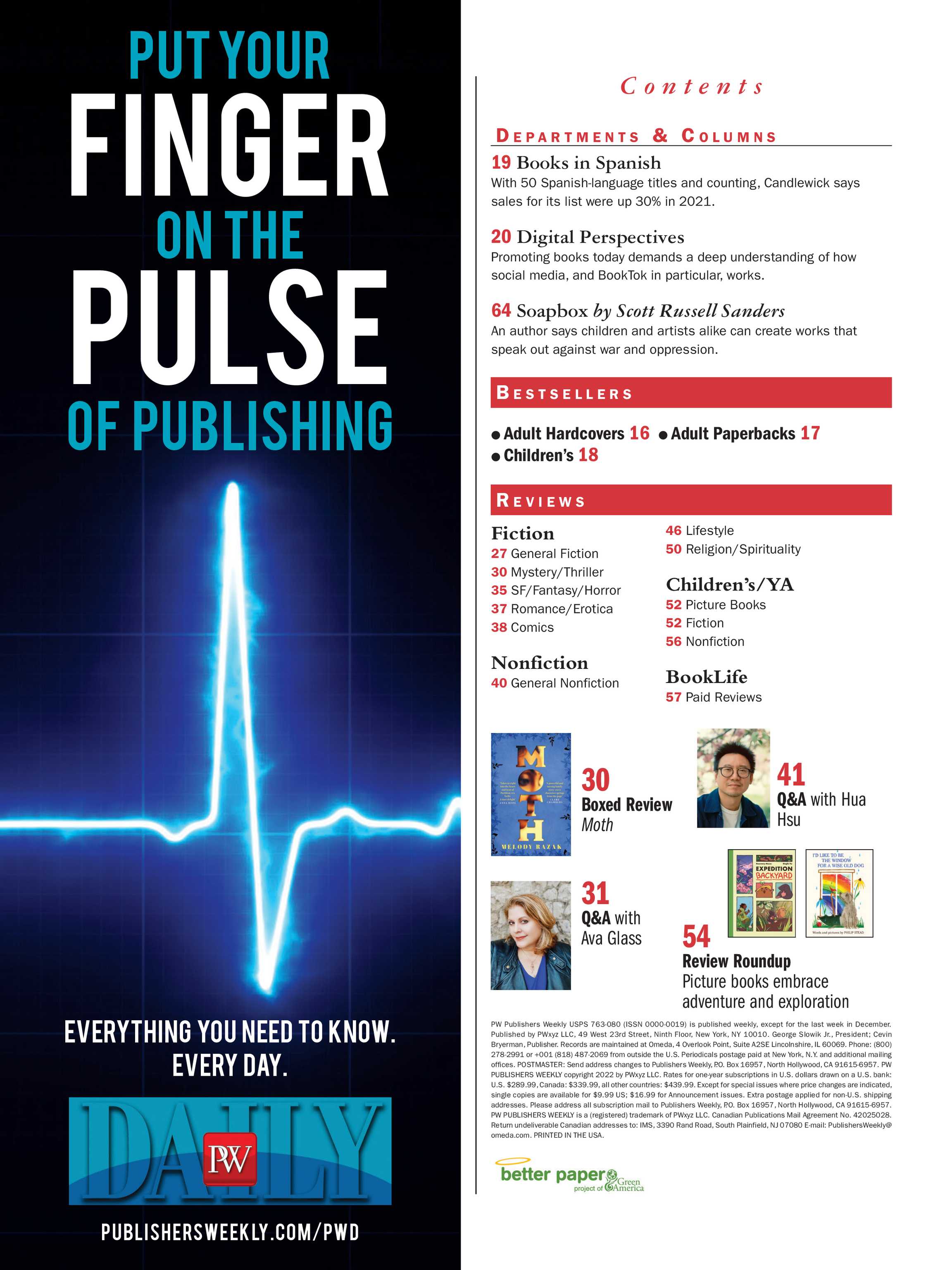 Publishers Weekly - June 6, 2022 - page 4