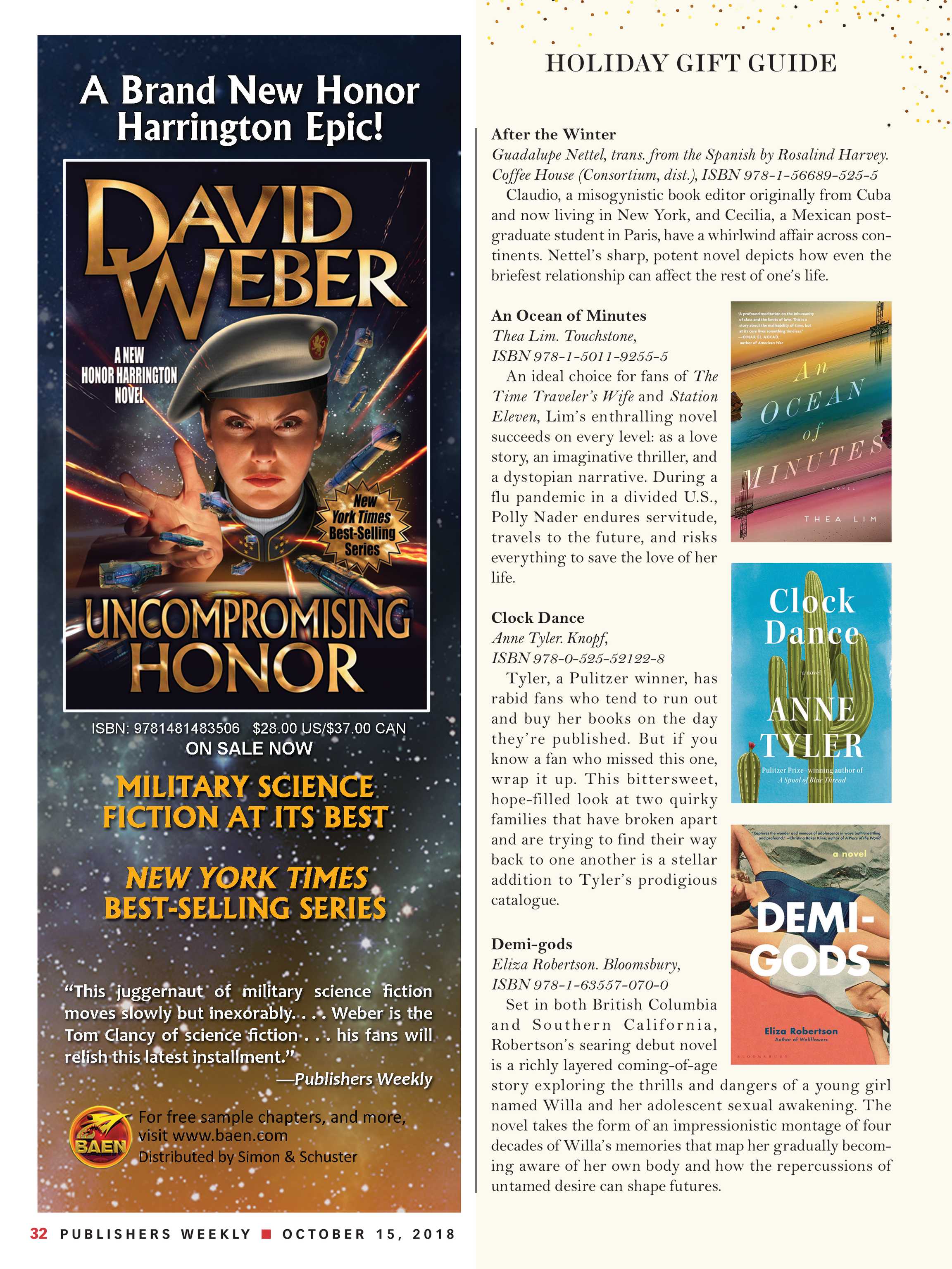 Publishers Weekly Holiday Gift Guide 2018 Page 10