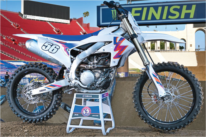 the yamaha yz250f was first shown to us on the eve