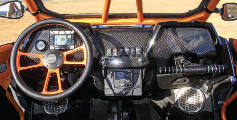 the carbon fiber dash