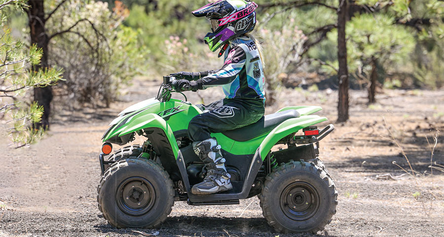 荒川 Kawasaki KFX90 | ユースATV |中級者向け四輪オフロードビークル