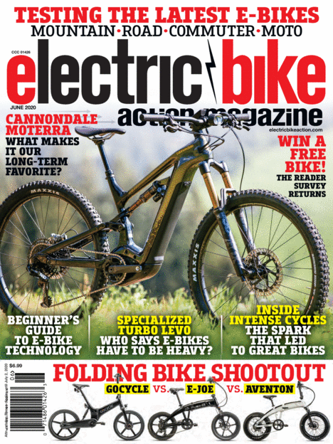 electric bike action