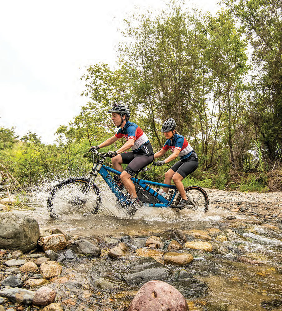 electric bike action