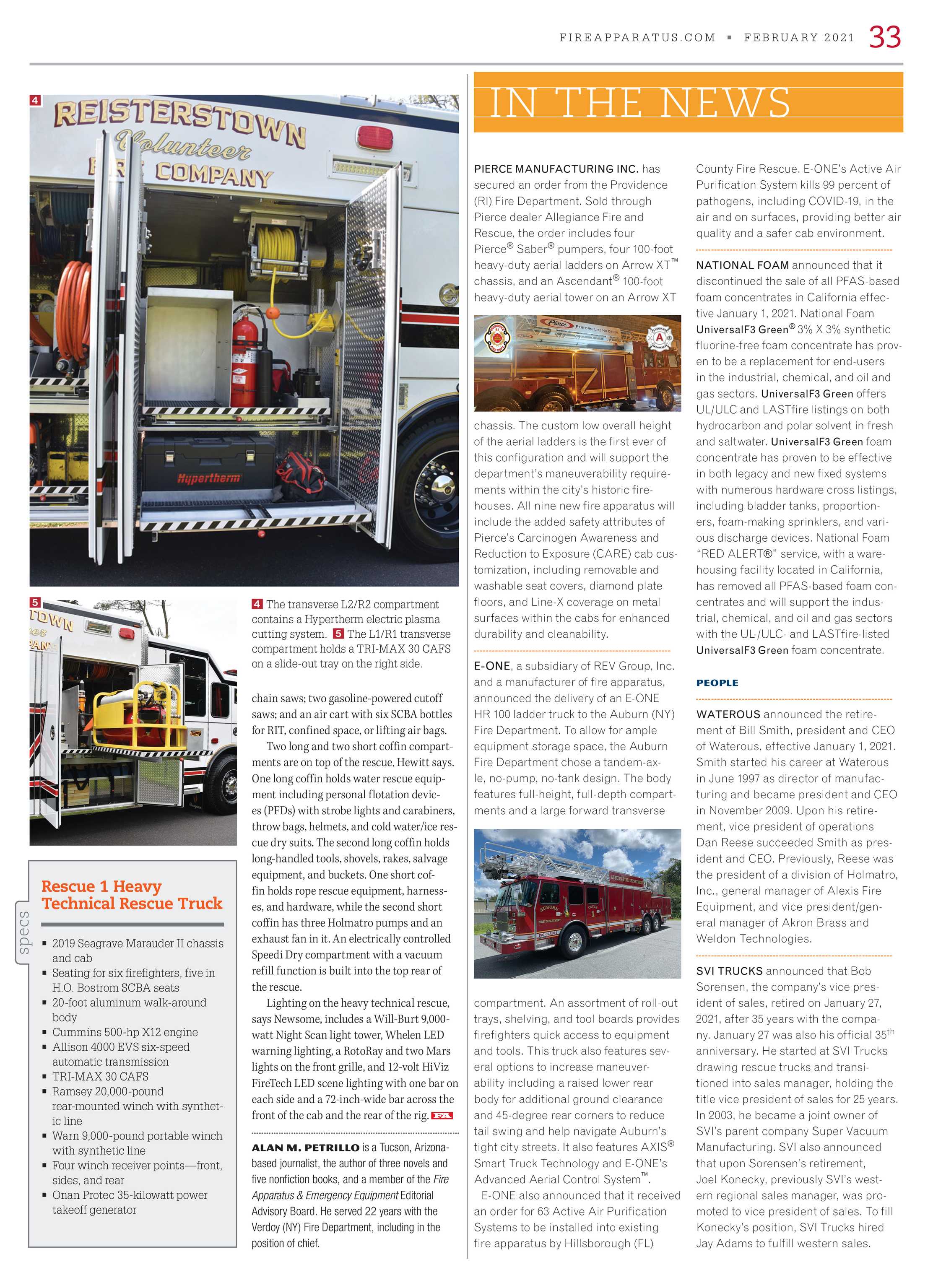 Fire Apparatus Magazine February 21 Page 33