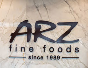 ARZ fine foods logo