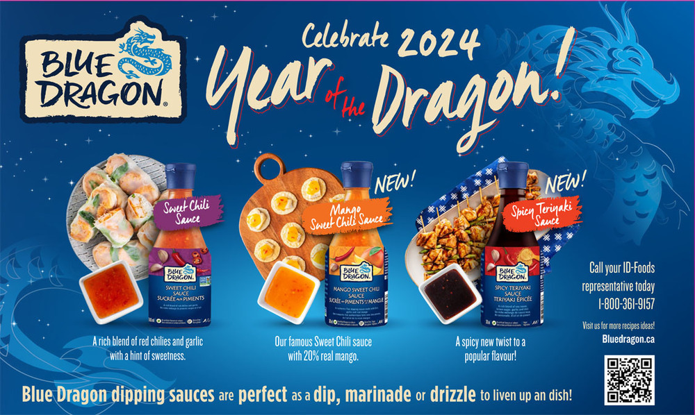 BLUE DRAGON Advertisement