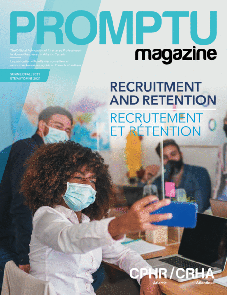 Cover of Summer/Fall 2021 issue of PROMPTU Magazine (HRACB)