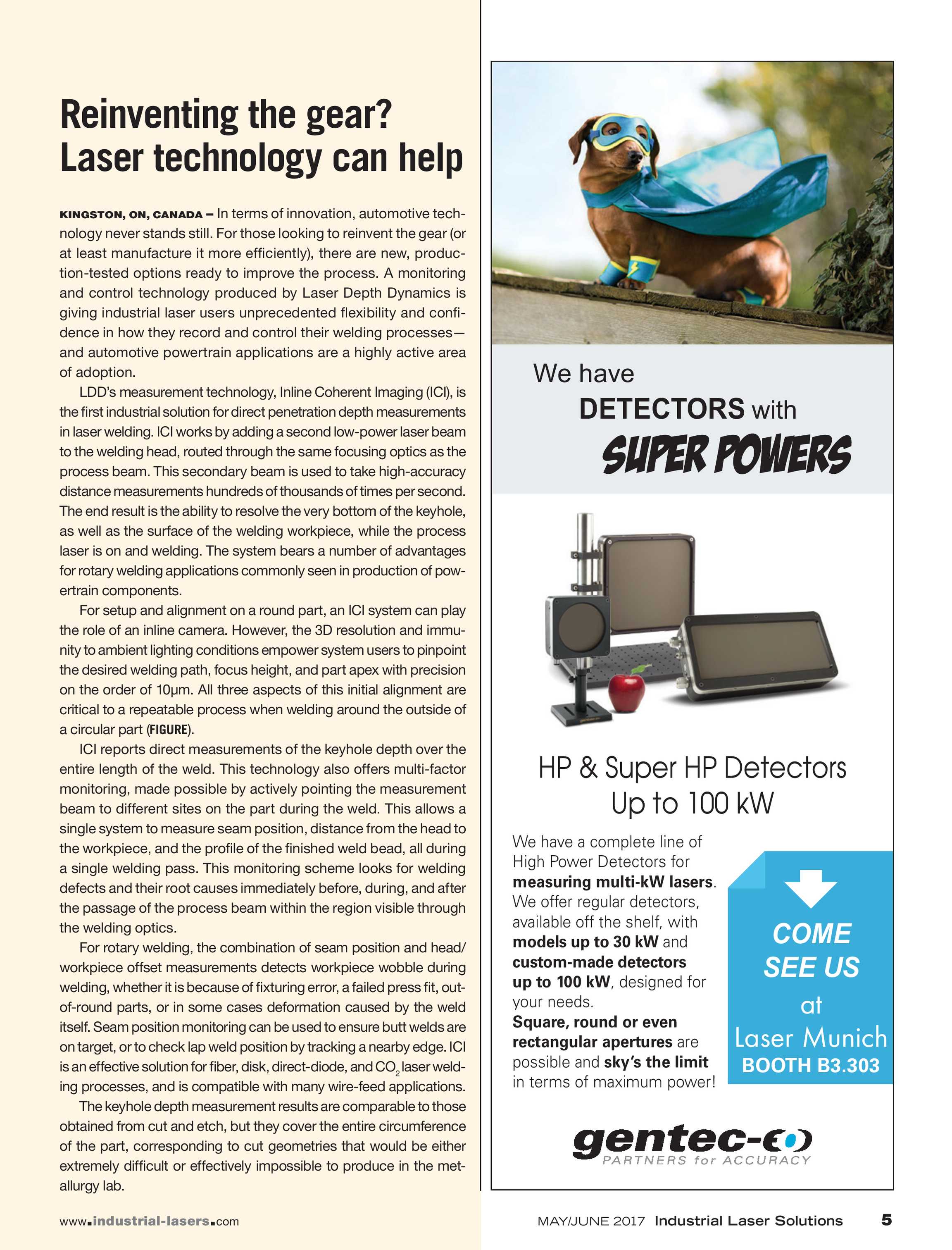 Industrial Laser Solutions Mayjune 2017 Page 5