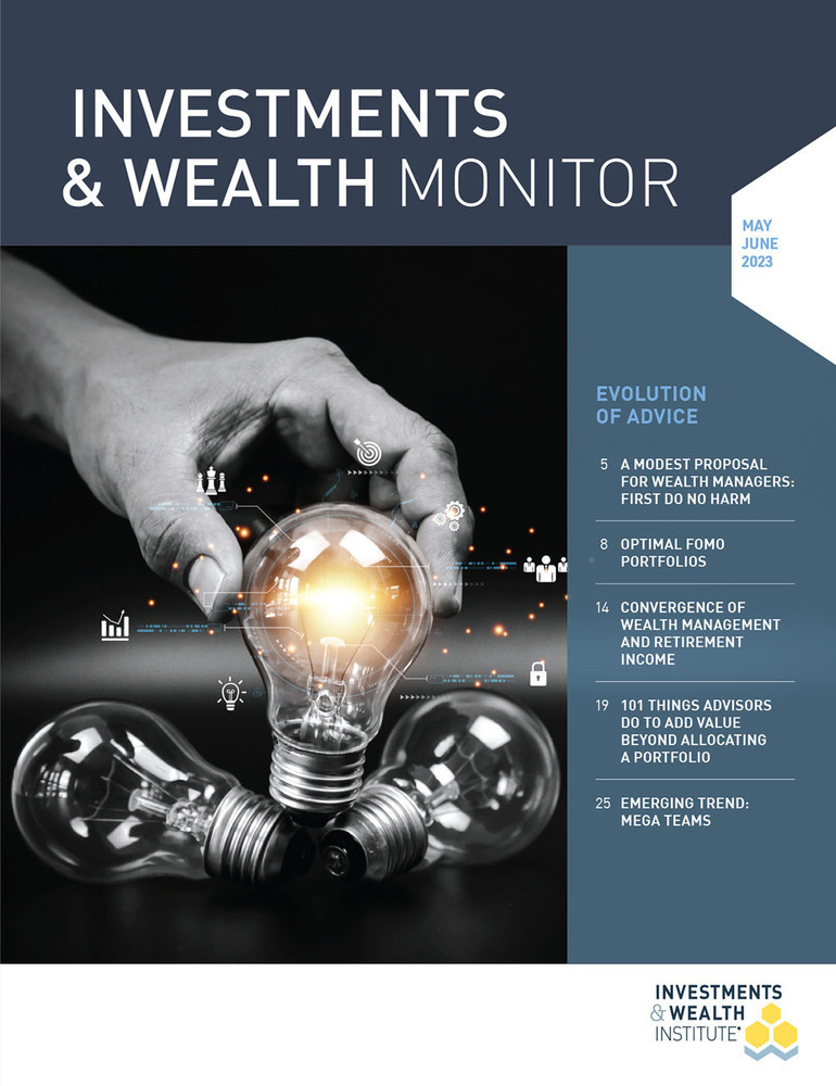 Investments And Wealth Monitor Issue Library