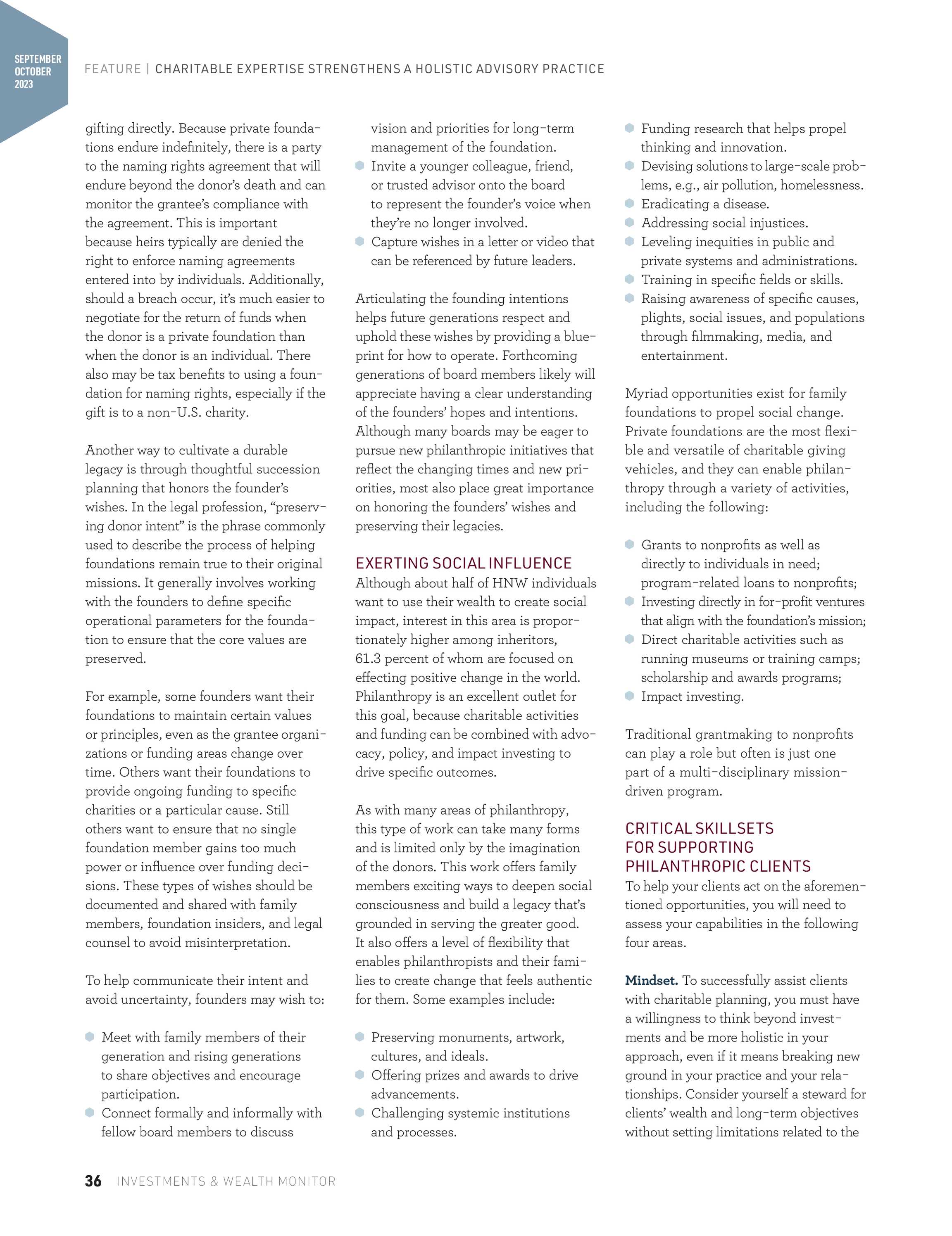 Investments & Wealth Monitor - September/October 2023 - page 36