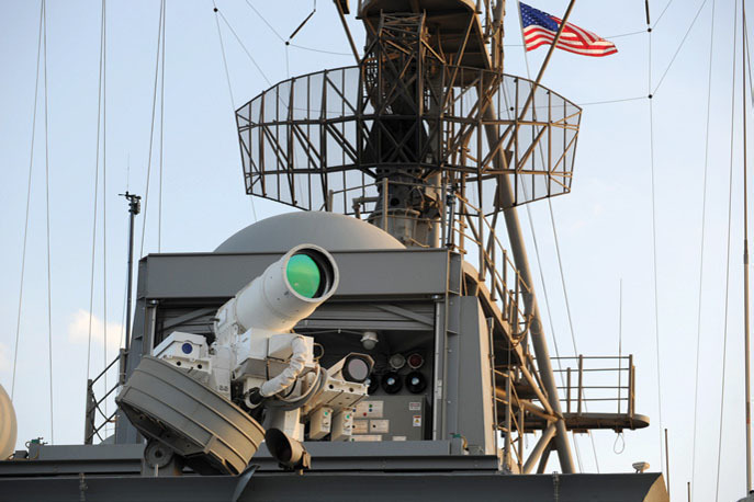 ships beginning with the AN/SEQ-3 Laser Weapons System
