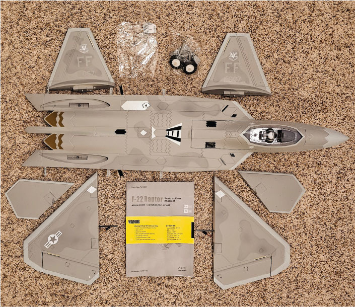 Model Aviation - March 2025 - Freewing F-22 Raptor V2 High