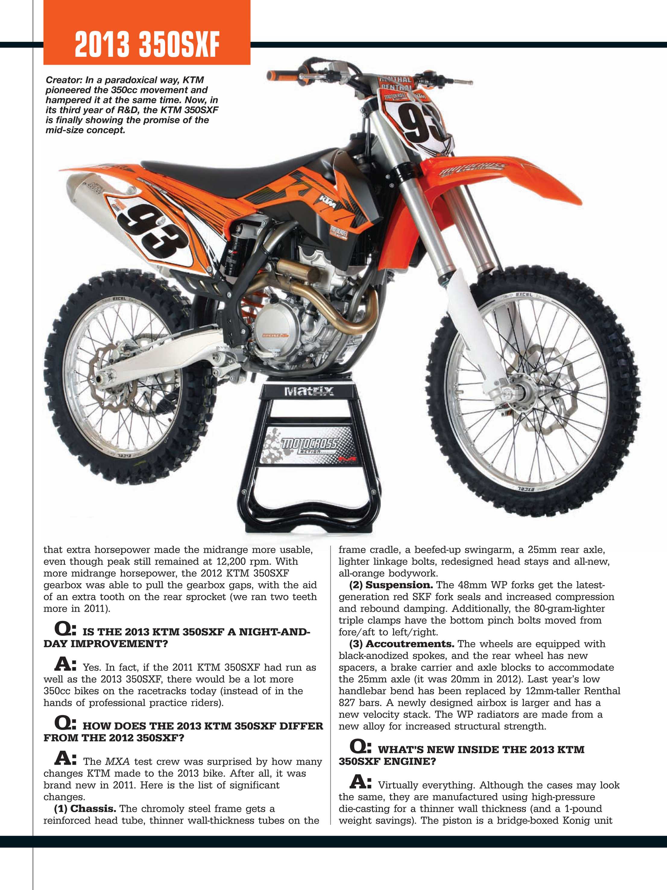 Motocross Action Magazine - 2013 Bike Shootout - page 84