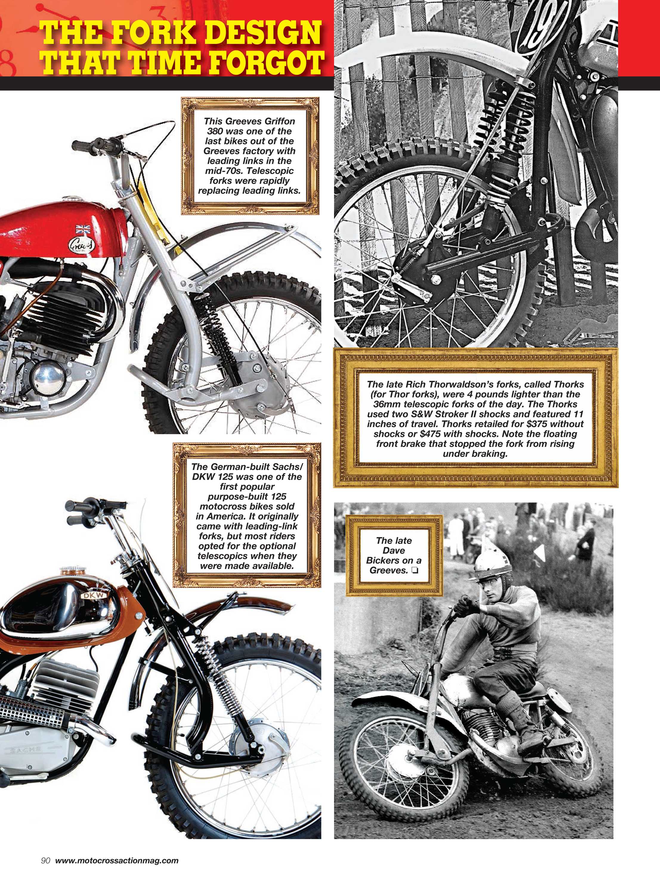 CLASSIC MOTOCROSS IRON: 1971 LEADING LINK DKW 125 - Motocross