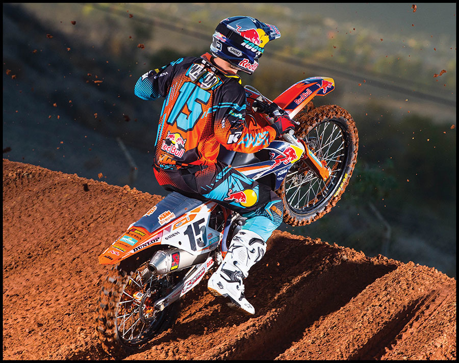 dean got a ktm factory ride for the 450 class in 2015