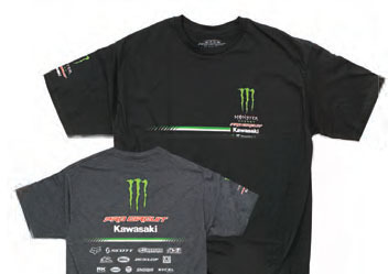 Kawasaki Team Pro Circuit Monster Energy Short Sleeve T-Shirt Black X-Large