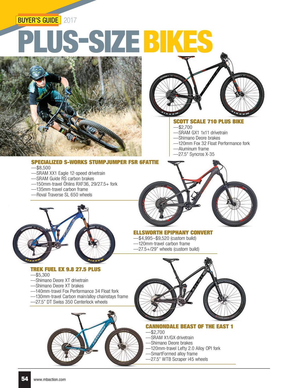 Mountain Bike Action 17 Buyers Guide Page 53