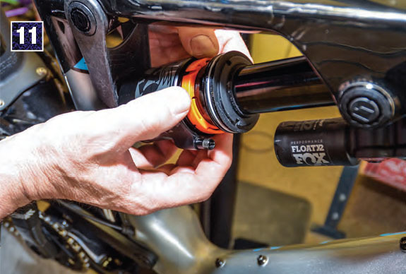 install the volume spacers in the