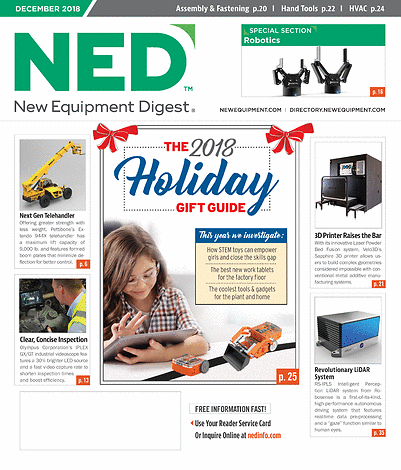 New Equipment Digest - December 2018