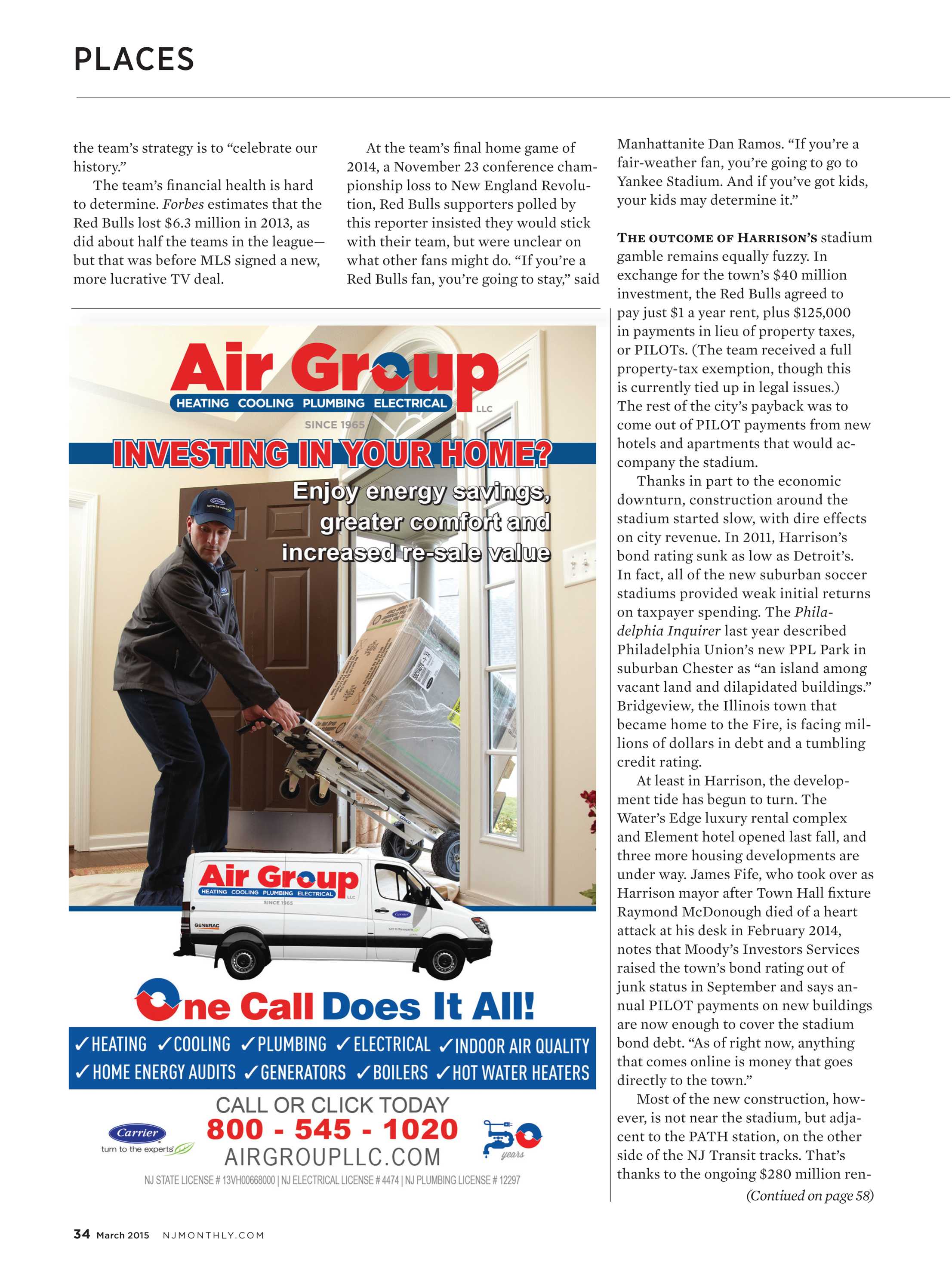 NJ Monthly - March 2015 - page 34