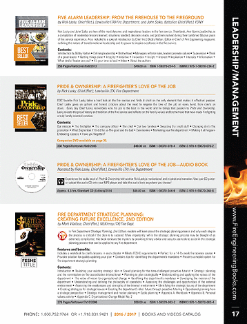 Pennwell Supplements Spring 2016 Fire Catalog Page 17 - 