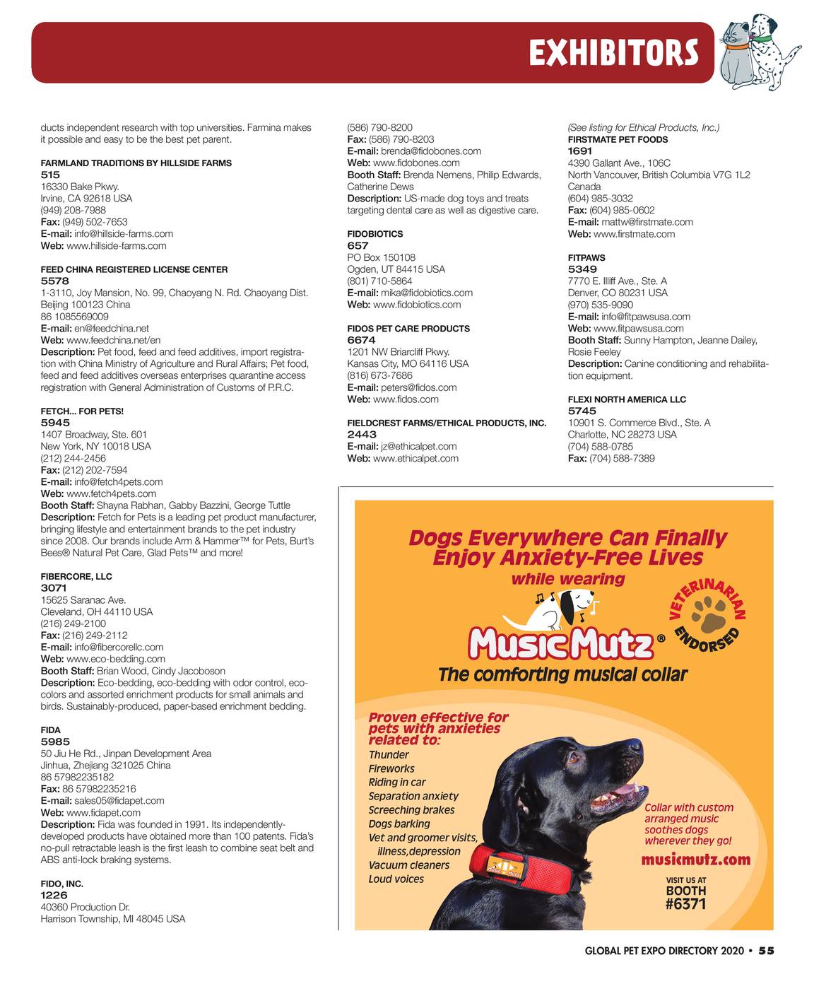 Pet Business Global Pet Expo Show Directory 2020 Page 54