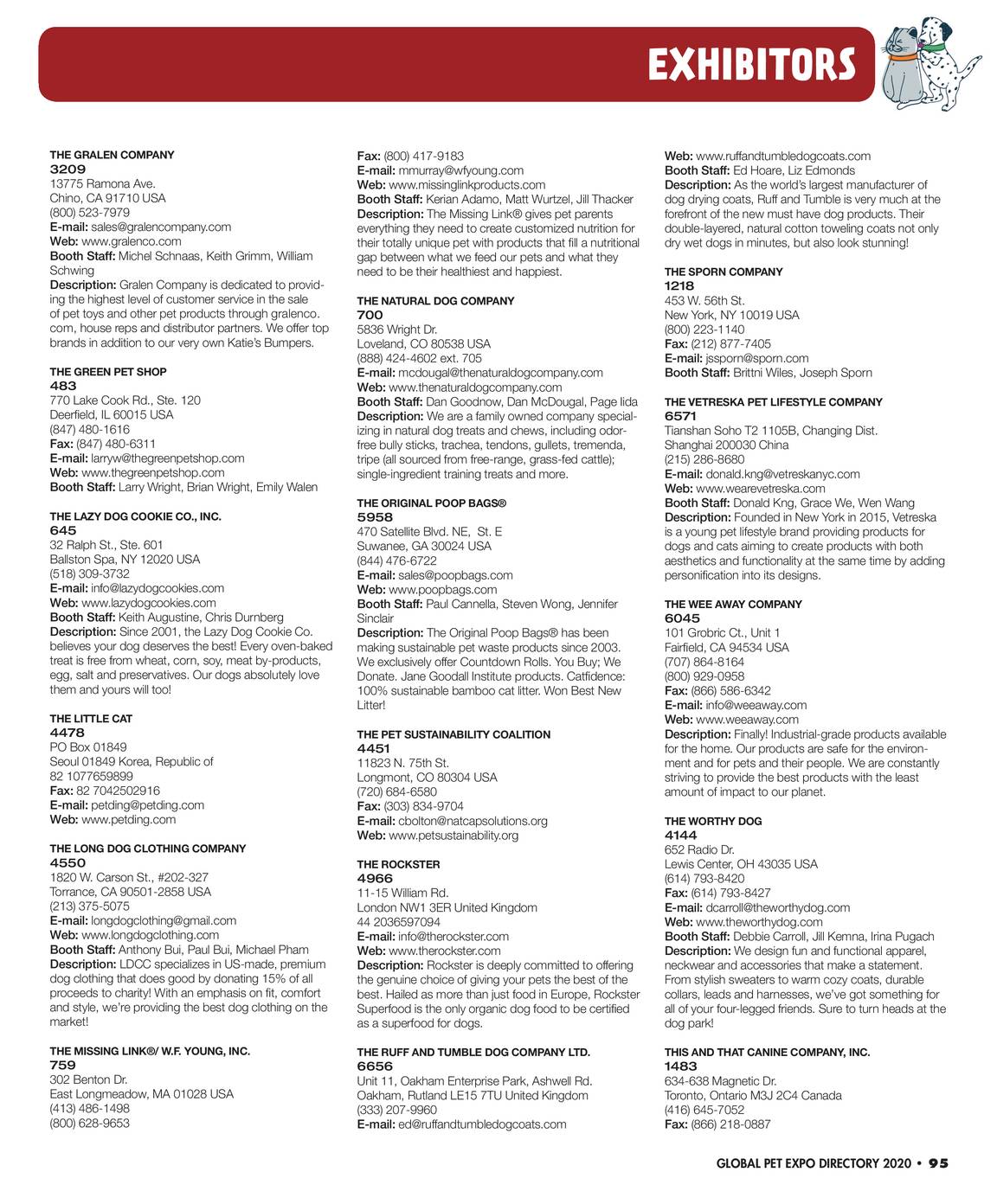 Pet Business Global Pet Expo Show Directory 2020 Page 95