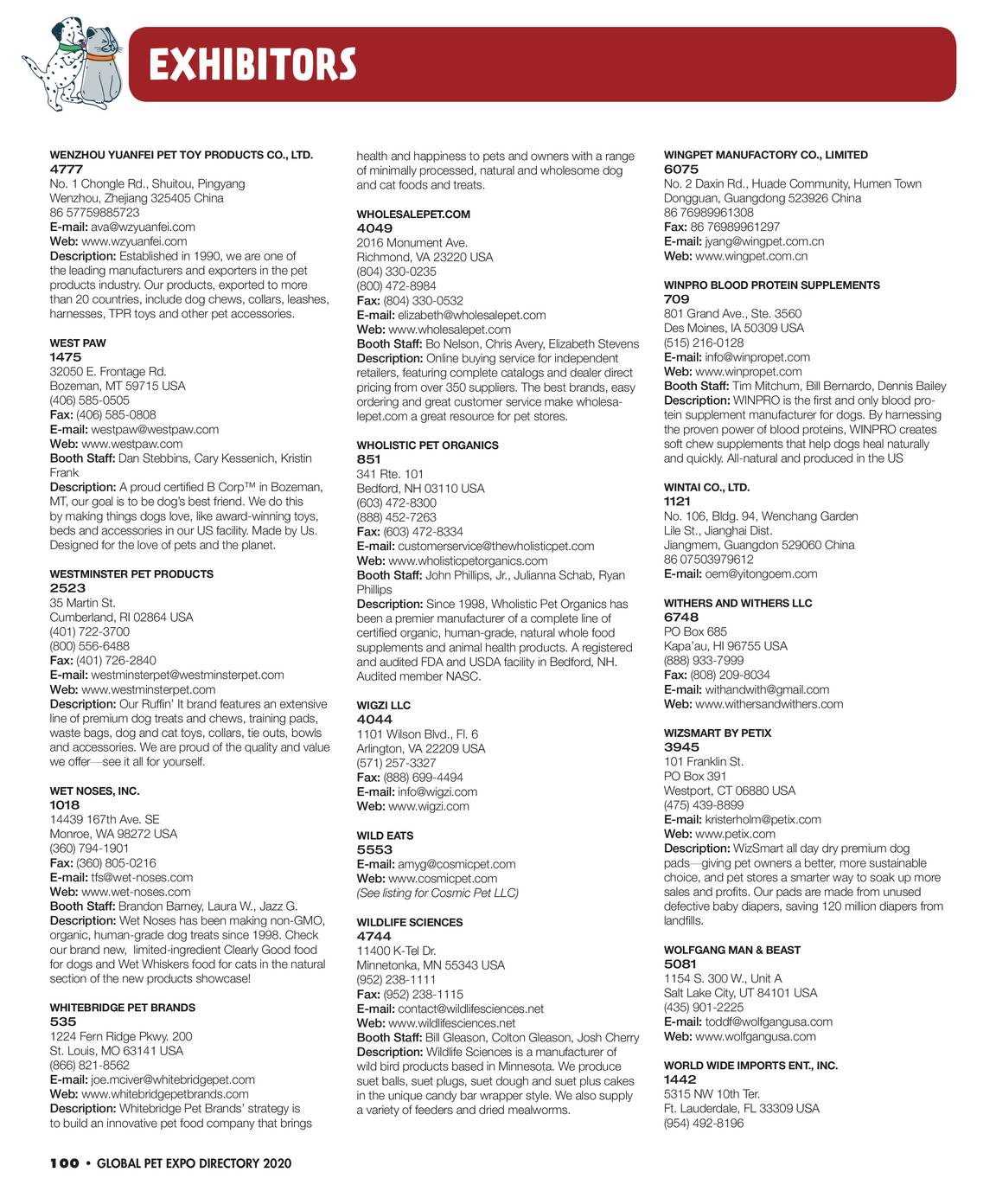 Pet Business Global Pet Expo Show Directory Page 100